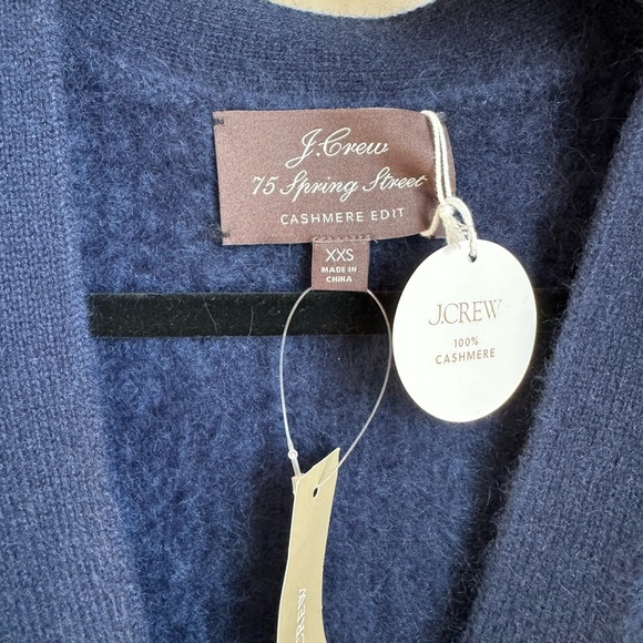 NWT J Crew Spring Street Cashmere Oversized Cardigan Sweater Size XXS - Picture 8 of 8